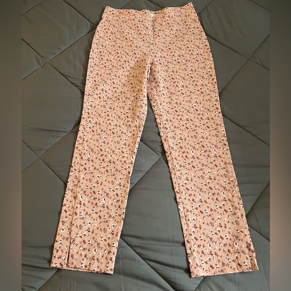 NWOT Women's JULES & LEOPOLD Millennium Pink Floral Ankle Length Pants. Size: S - Picture 5 of 8